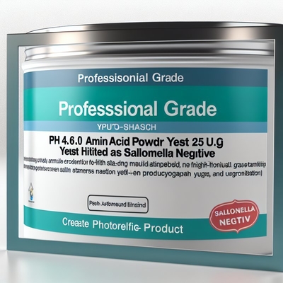 pH 4.0-6.0 Amino Acid Powder with Yeast 25CFU/g Max Salmonella Negative Professional Grade