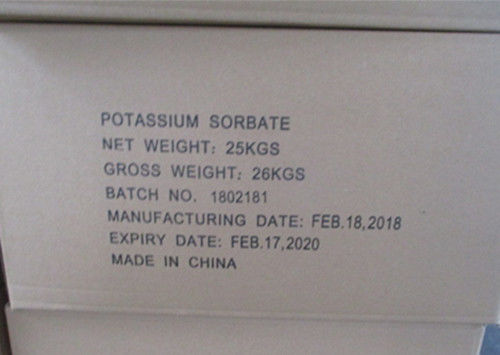 CAS 24634-61-5 Food Grade Preservatives 101.0% Assay Potassium Sorbate Granular