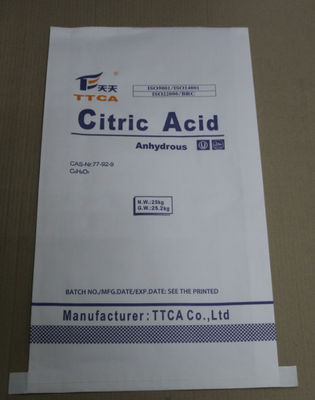 BP 60mesh Citric Acid Granular Flavoring Agent ISO9001 Approved