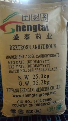 CAS 50-99-7 Sweetening Agents White Dextrose Anhydrous Powder