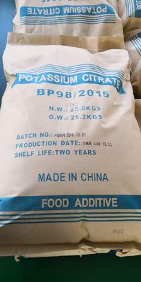 Food Grade Citric Acid Potassium Citrate Powder FCC Certification