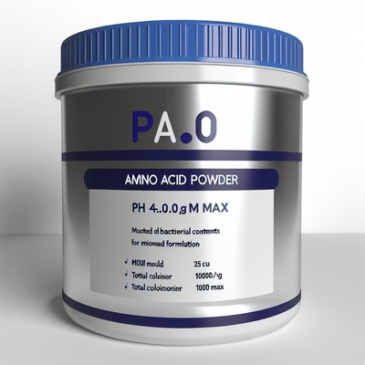 pH 4.0-6.0 Amino Acid Powder with Mould 25CFU/g Max Total Colonier 1000CFU/g Max