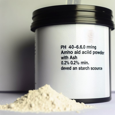 pH 4.0-6.0 Amino Acid Powder with Ash 0.2% Min. from Starch Source